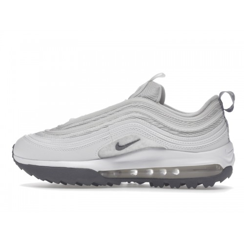 Кроссы Nike Air Max 97 Golf White Pure Platinum - мужская сетка размеров