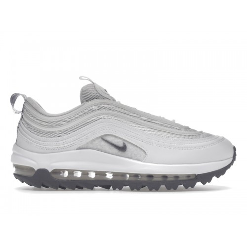 Кроссы Nike Air Max 97 Golf White Pure Platinum - мужская сетка размеров