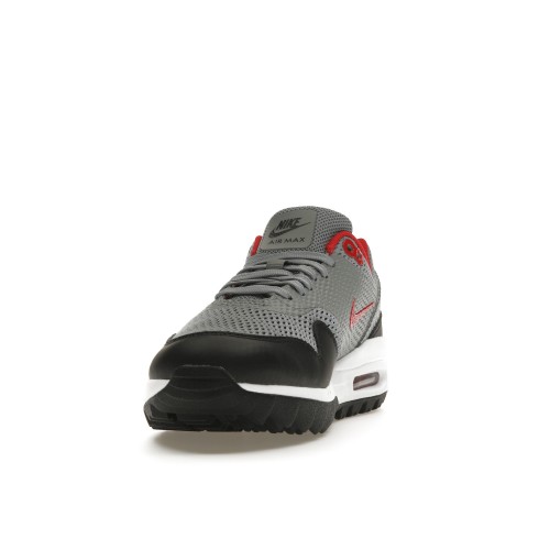 Кроссы Nike Air Max 1 Golf Particle Grey Red - мужская сетка размеров