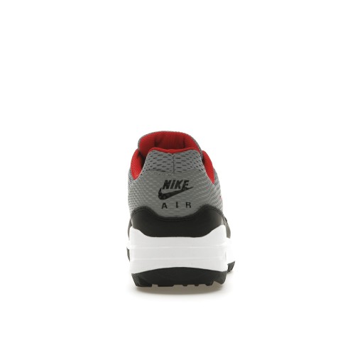 Кроссы Nike Air Max 1 Golf Particle Grey Red - мужская сетка размеров