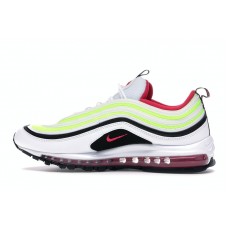 Nike Air Max 97 White Black Volt Rush Pink