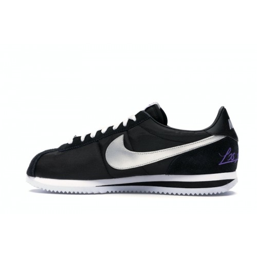 Кроссы Nike Cortez Los Angeles Black - мужская сетка размеров