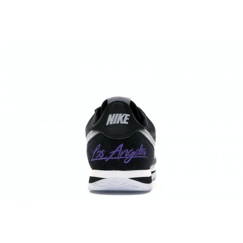 Кроссы Nike Cortez Los Angeles Black - мужская сетка размеров