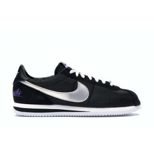Кроссы Nike Cortez Los Angeles Black - мужская сетка размеров