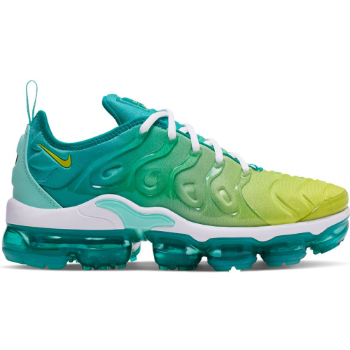 Кроссы Nike Air VaporMax Plus Lemon Lime (W) - женская сетка размеров