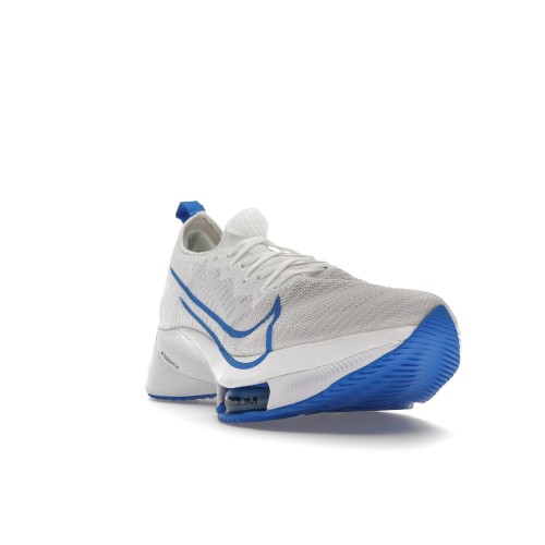Кроссы Nike Air Zoom Tempo Next% Flyknit White Photo Blue - мужская сетка размеров