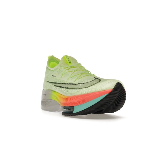 Кроссы Nike Air Zoom Alphafly Next% Barely Volt Orange - мужская сетка размеров