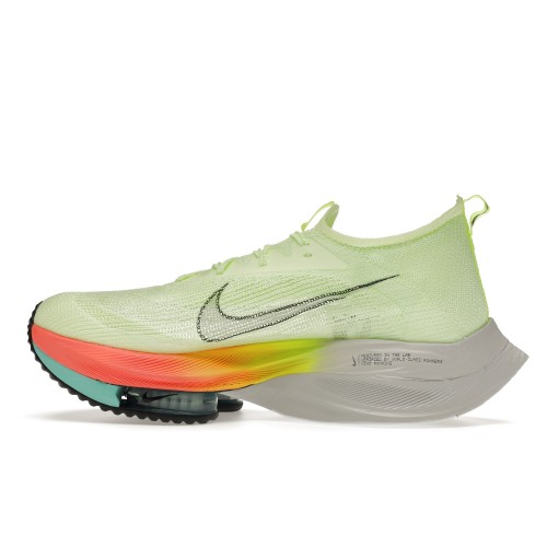 Кроссы Nike Air Zoom Alphafly Next% Barely Volt Orange - мужская сетка размеров