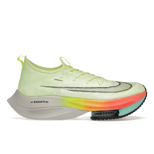 Кроссы Nike Air Zoom Alphafly Next% Barely Volt Orange - мужская сетка размеров