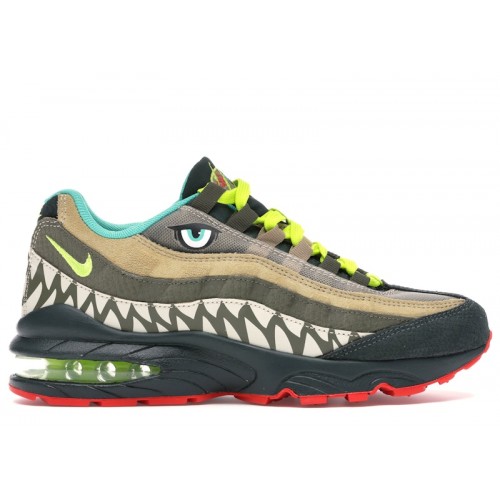 Nike Air Max 95 GS Monster - подростковая сетка размеров