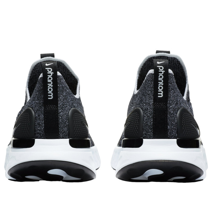 Nike React Phantom Run Flyknit 2 Black Smoke Grey - мужская сетка размеров Nike React Phantom Run Flyknit 2 Black Smoke Grey - мужская сетка размеров