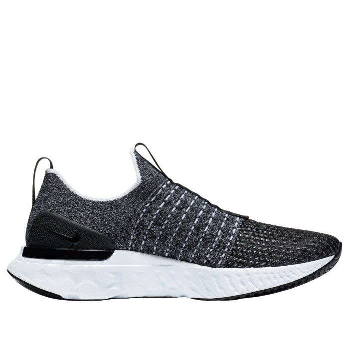 Nike React Phantom Run Flyknit 2 Black Smoke Grey - мужская сетка размеров Nike React Phantom Run Flyknit 2 Black Smoke Grey - мужская сетка размеров