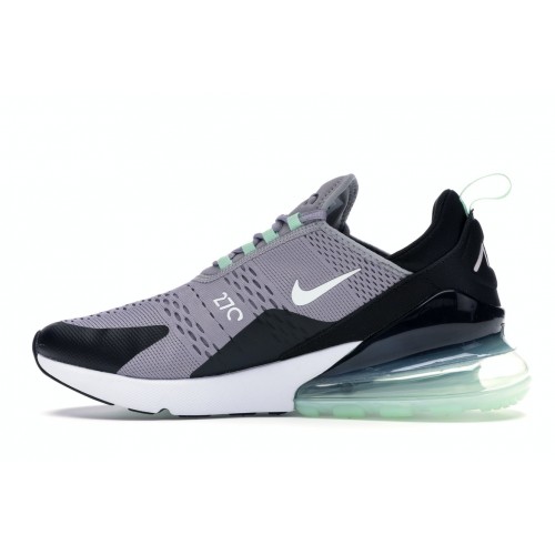 Кроссы Nike Air Max 270 Atmosphere Grey Fresh Mint Black - мужская сетка размеров