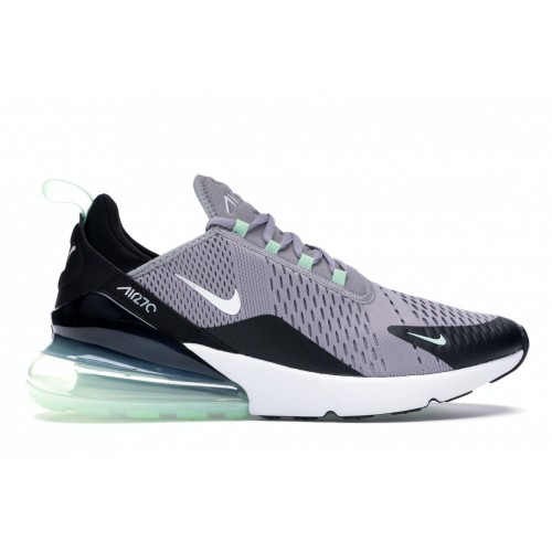 Кроссы Nike Air Max 270 Atmosphere Grey Fresh Mint Black - мужская сетка размеров