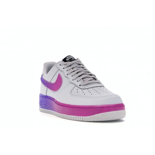 Кроссы Nike Air Force 1 Low Gradient Vast Grey Hyper Grape - мужская сетка размеров