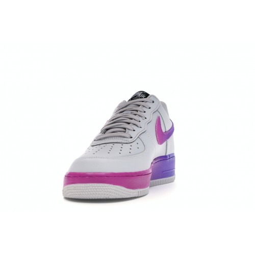 Кроссы Nike Air Force 1 Low Gradient Vast Grey Hyper Grape - мужская сетка размеров