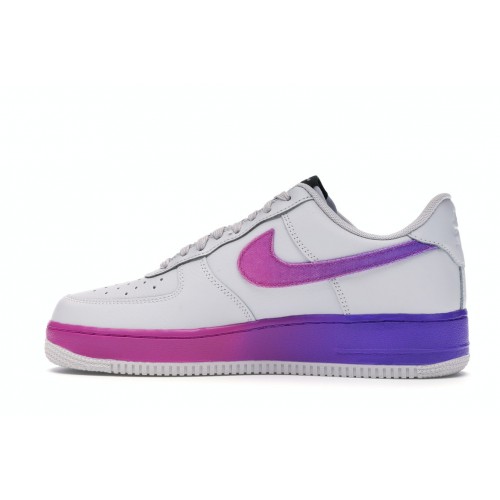 Кроссы Nike Air Force 1 Low Gradient Vast Grey Hyper Grape - мужская сетка размеров