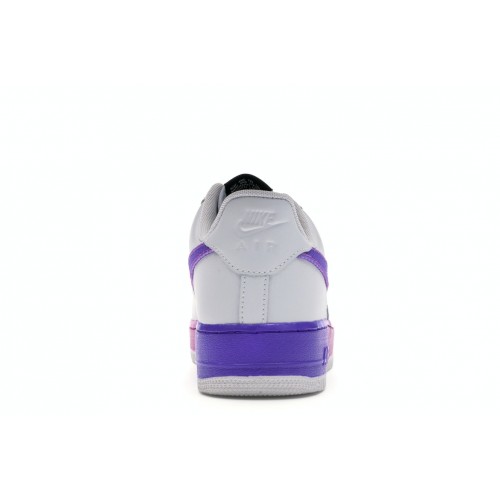 Кроссы Nike Air Force 1 Low Gradient Vast Grey Hyper Grape - мужская сетка размеров