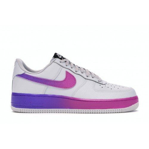 Кроссы Nike Air Force 1 Low Gradient Vast Grey Hyper Grape - мужская сетка размеров