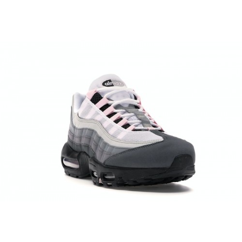 Кроссы Nike Air Max 95 Gunsmoke Pink Foam - мужская сетка размеров
