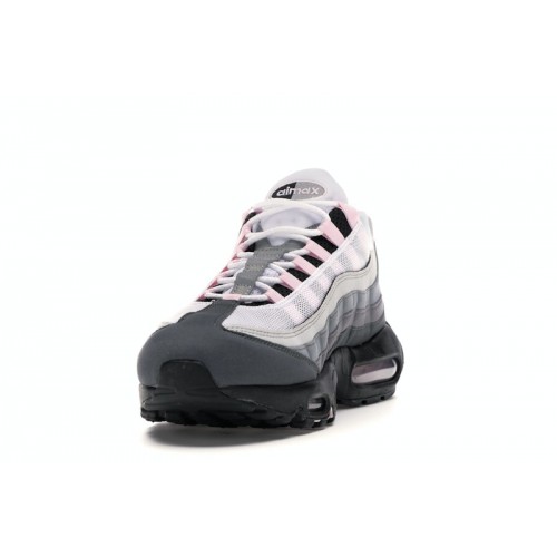 Кроссы Nike Air Max 95 Gunsmoke Pink Foam - мужская сетка размеров