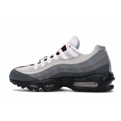 Кроссы Nike Air Max 95 Gunsmoke Pink Foam - мужская сетка размеров