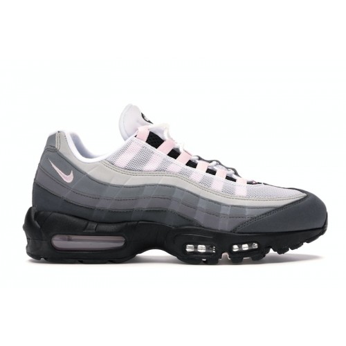 Кроссы Nike Air Max 95 Gunsmoke Pink Foam - мужская сетка размеров