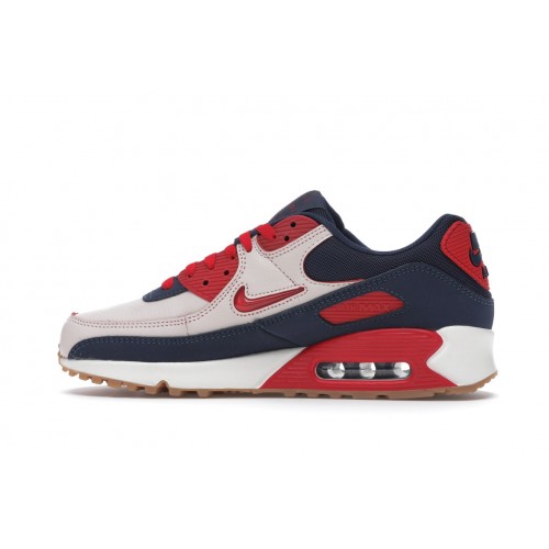 Кроссы Nike Air Max 90 Home & Away Red - мужская сетка размеров