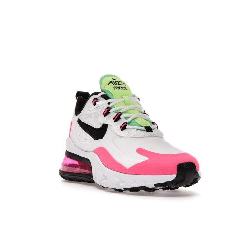 Кроссы Nike Air Max 270 React Hyper Pink (W) - женская сетка размеров