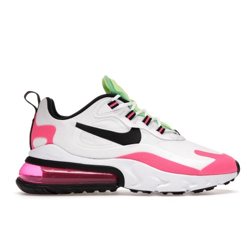 Кроссы Nike Air Max 270 React Hyper Pink (W) - женская сетка размеров