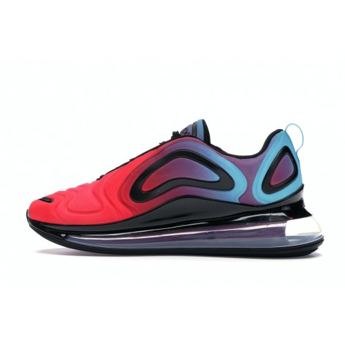 Кроссы Nike Air Max 720 University Red Blue Fury - мужская сетка размеров