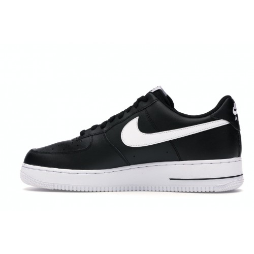 Кроссы Nike Air Force 1 Low 07 Black - мужская сетка размеров