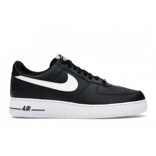 Кроссы Nike Air Force 1 Low 07 Black - мужская сетка размеров