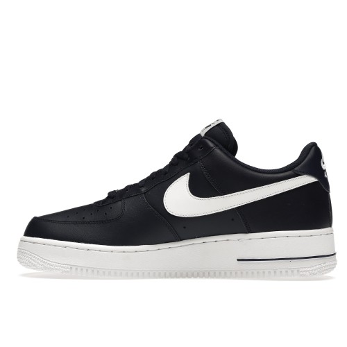 Кроссы Nike Air Force 1 Low 07 Midnight Navy - мужская сетка размеров
