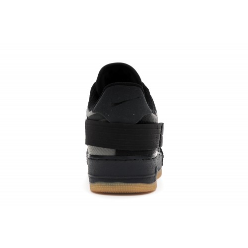 Кроссы Nike Air Force 1 Type Black Gum - мужская сетка размеров