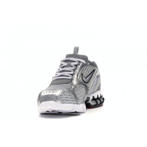Кроссы Nike Air Zoom Spiridon Cage 2 Metallic Silver - мужская сетка размеров
