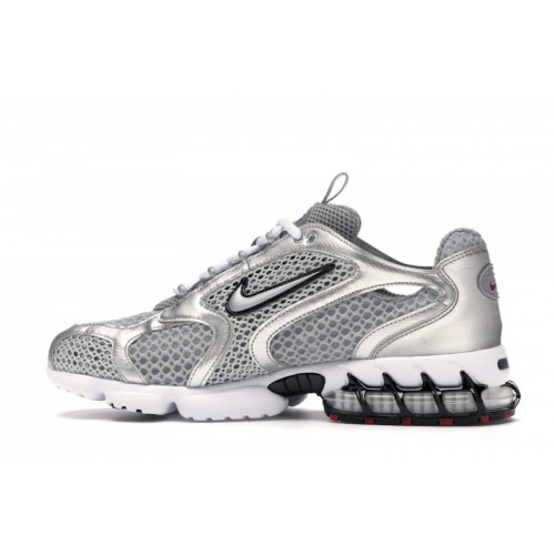 Кроссы Nike Air Zoom Spiridon Cage 2 Metallic Silver - мужская сетка размеров