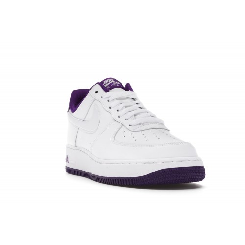 Кроссы Nike Air Force 1 Low 07 White Voltage Purple - мужская сетка размеров
