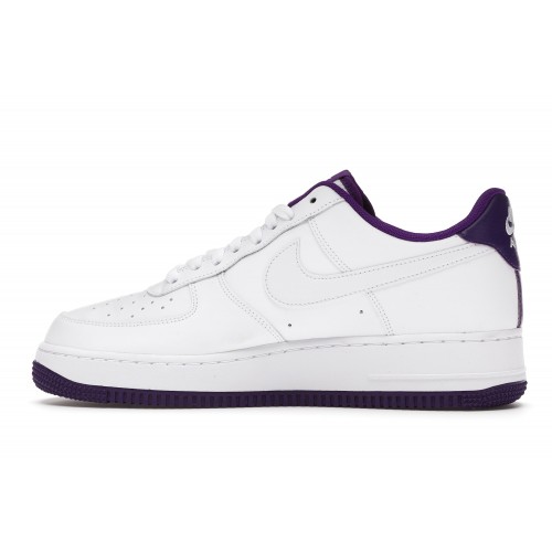Кроссы Nike Air Force 1 Low 07 White Voltage Purple - мужская сетка размеров