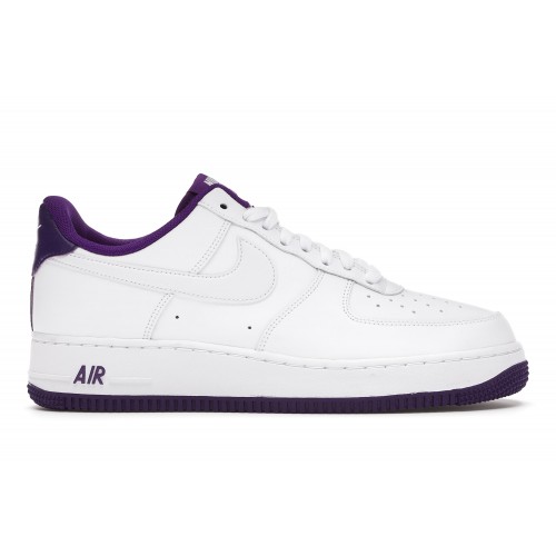 Кроссы Nike Air Force 1 Low 07 White Voltage Purple - мужская сетка размеров