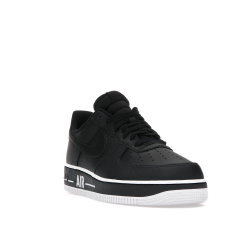 Кроссы Nike Air Force 1 Low Bold Air Black White - мужская сетка размеров