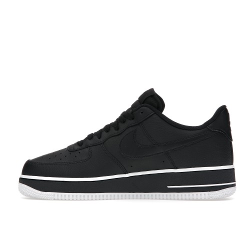 Кроссы Nike Air Force 1 Low Bold Air Black White - мужская сетка размеров