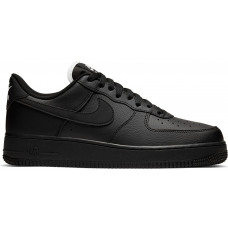 Кроссовки Nike Air Force 1 Low Triple Black (White Tongue)