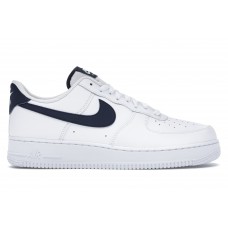 Кроссовки Nike Air Force 1 Low White Midnight Navy (2020)
