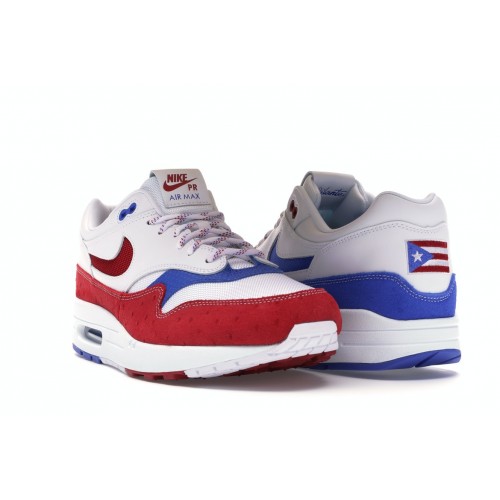 Кроссы Nike Air Max 1 Puerto Rico (2019) - мужская сетка размеров