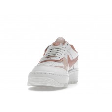 Женские кроссовки Nike Air Force 1 Low Shadow White Coral Pink (W)