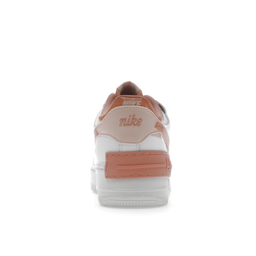 Кроссы Nike Air Force 1 Low Shadow White Coral Pink (W) - женская сетка размеров