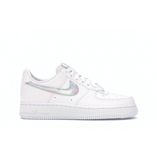 Кроссы Nike Air Force 1 Low White Irisdescent (W) - женская сетка размеров