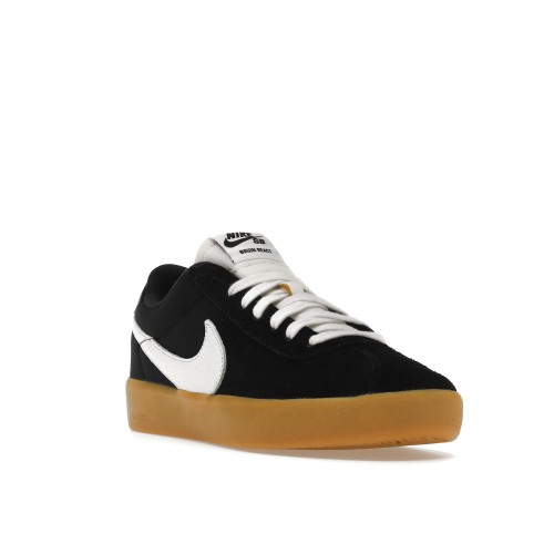 Кроссы Nike SB Bruin React Black White Gum - мужская сетка размеров