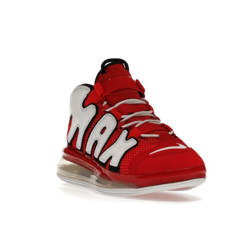 Кроссы Nike Air More Uptempo 720 University Red White Black - мужская сетка размеров